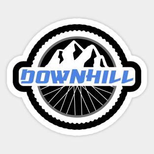 Downhill Mountainbike Bicycle MTB Funny Gift Quote Sticker